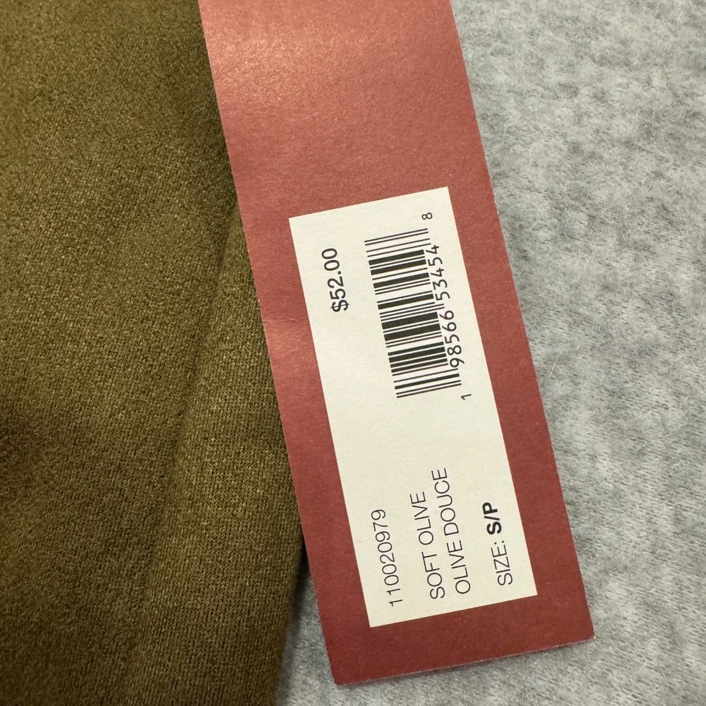 Love Scarlett Faux Suede Pencil Skirt Soft Olive Green Midi Small NWT Fall